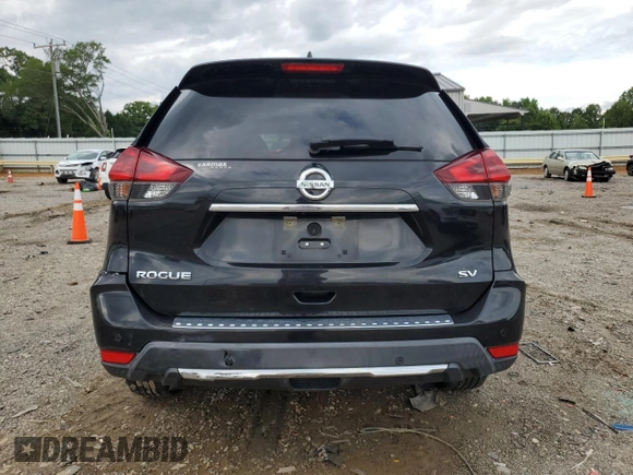 2020 Nissan Rogue SV with VIN KNMAT2MT8LP529641, listed as a Copart auction lot 61040385 with 109,158 mi miles and Salvage title. Bid and sale history available at DreamBid. Image 6.