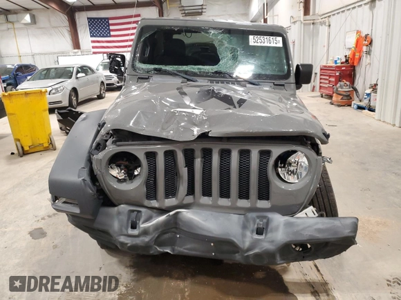 2020 Jeep Wrangler Sport S с VIN 1C4GJXAG8LW203798, выставлен на аукционе Copart как лот 52531615 с пробегом Не указан миль и Списание • Salvage title. История ставок и продаж доступна на DreamBid. Изображение 5.