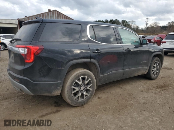 2021 GMC Acadia SLE with VIN 1GKKNKLA9MZ215439, listed as a Copart auction lot 44989935 with 54,035 mi miles and Salvage Title. Bid and sale history available at DreamBid. Image 3.