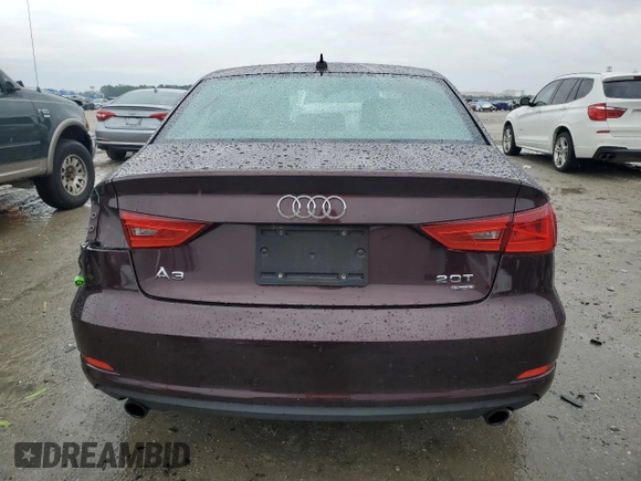 2015 Audi A3 2.0T Premium Plus with VIN WAUEFGFF5F1023024, listed as a Copart auction lot 45872215 with 2,539 mi miles and Salvage Title. Bid and sale history available at carsss.com. Image 6.
