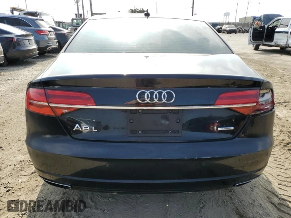 2017 Audi A8 with VIN WAU44AFD4HN014064, listed as a Copart auction lot 62373585 with 82,341 mi miles and Clean title. Bid and sale history available at DreamBid. Image 6.