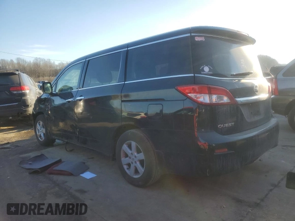 2015 Nissan Quest SV z VIN JN8AE2KP9F9129620, wystawiony jako Copart lot #42491065 z przebiegiem 157 720 mil mil oraz Nie do naprawy • Non repairable. Historia ofert i sprzedaży dostępna na DreamBid. Obrazek 2.