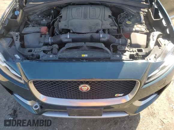 2017 Jaguar F-Pace S with VIN SADCM2BV4HA082587, listed as a Copart auction lot 53728865 with 140,318 mi miles and Salvage Title. Bid and sale history available at DreamBid. Image 12.
