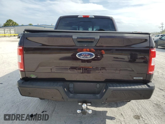 2018 Ford F-150 XL with VIN 1FTEW1CG6JKC16041, listed as a Copart auction lot 54222015 with 61,568 mi miles and Salvage title. Bid and sale history available at DreamBid. Image 6.
