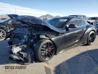 2021 Toyota GR Supra 3.0 with VIN WZ1DB0C02MW036820, listed as a Copart auction lot 72199344 with 16,988 mi miles and Salvage Title. Bid and sale history available at carsss.com. Image 1.