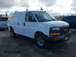2023 GMC Savana Cargo with VIN 1GTW7AFP4P1105435, listed as a IAAI auction lot 41793890 with 5,200 mi miles. Bid and sale history available at carsss.com. Image 1.