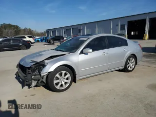 2007 Nissan Maxima 3.5 SL with VIN 1N4BA41E07C835005, listed as a Copart auction lot 49411815 with 204,406 mi miles and Salvage Title. Bid and sale history available at carsss.com. Image 1.