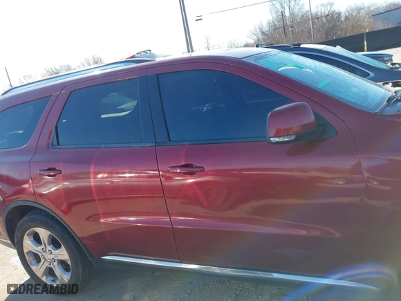 2014 Dodge Durango Limited with VIN 1C4RDJDG0EC563435, listed as a IAAI auction lot 41790657 with 93,110 mi miles. Bid and sale history available at carsss.com. Image 13.