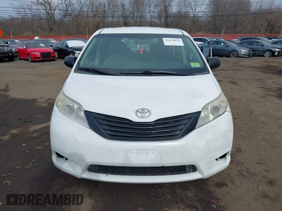 2011 Toyota Sienna with VIN 5TDZK3DC3BS058823, listed as a IAAI auction lot 41654859 with 227,969 mi miles. Bid and sale history available at carsss.com. Image 12.
