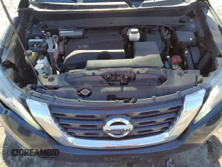 2017 Nissan Pathfinder SL with VIN 5N1DR2MNXHC630140, listed as a Copart auction lot 46420175 with 95,600 mi miles and Salvage title. Bid and sale history available at DreamBid. Image 14.