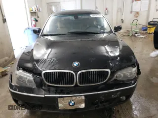 2006 BMW 7 Series 750Li with VIN WBAHN83586DT60156, listed as a Copart auction lot 87630335 with 108,401 mi miles and Salvage Title. Bid and sale history available at carsss.com. Image 5.