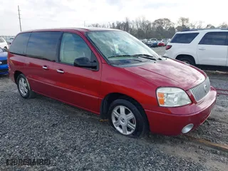 2004 Mercury Monterey Convenience with VIN 2MRZA20234BJ17784, listed as a IAAI auction lot 41789611 with 1 mi miles. Bid and sale history available at carsss.com. Image 1.
