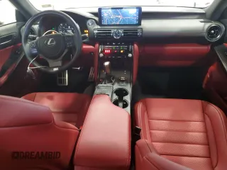 2024 Lexus IS 350 F Sport with VIN JTHGZ1E28R5035775, listed as a Copart auction lot 47109195 with 6,076 mi miles and Salvage title. Bid and sale history available at DreamBid. Image 8.