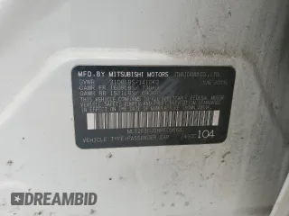 2017 Mitsubishi Mirage G4 ES with VIN ML32F3FJ2HHF09664, listed as a Copart auction lot 49773765 with 134,596 mi miles and Salvage Title. Bid and sale history available at carsss.com. Image 12.