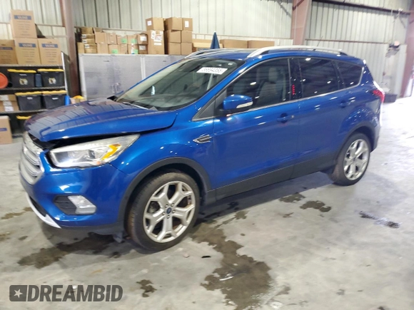 2019 Ford Escape Titanium с VIN 1FMCU0J91KUB47689, выставлен на аукционе Copart как лот 57995445 с пробегом 68 811 миль миль и Списание • Salvage title. История ставок и продаж доступна на DreamBid. Изображение 1.