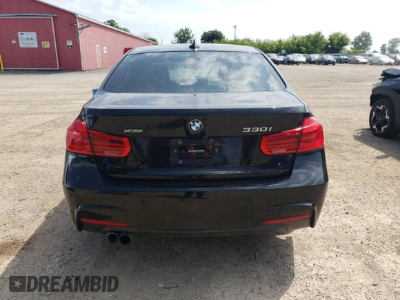 2018 BMW 3 Series 330i xDrive with VIN WBA8D9G57JNU69424, listed as a Copart auction lot 60550005 with 106,769 mi miles and Clean title. Bid and sale history available at DreamBid. Image 6.