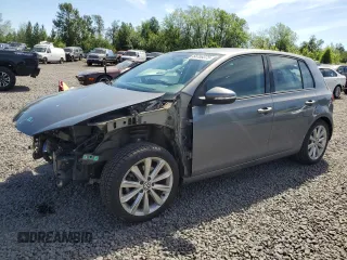 2013 Volkswagen Golf TDI with VIN WVWDM7AJ0DW123225, listed as a Copart auction lot 58766375 with 55,715 mi miles and Salvage title. Bid and sale history available at DreamBid. Image 1.