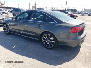 2015 Audi A6 Premium Plus with VIN WAUFGAFCXFN037112, listed as a Copart auction lot 52629515 with 75,551 mi miles and Salvage title. Bid and sale history available at DreamBid. Image 2.