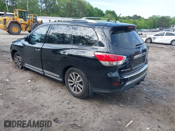 2016 Nissan Pathfinder S with VIN 5N1AR2MN5GC657649, listed as a IAAI auction lot 42098636 with 112,260 mi miles and . Bid and sale history available at DreamBid. Image 3.