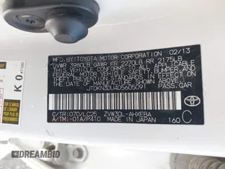 2013 Toyota Prius One z VIN JTDKN3DU4D5605091, wystawiony jako IAAI lot #41936396 z przebiegiem 148 852 mil mil oraz . Historia ofert i sprzedaży dostępna na DreamBid. Obrazek 9.
