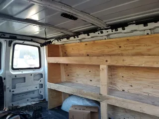 2017 GMC Savana Cargo Van with VIN 1GTW7AFF2H1911430, listed as a Copart auction lot 43959125 with 82,379 mi miles and Salvage Title. Bid and sale history available at carsss.com. Image 11.