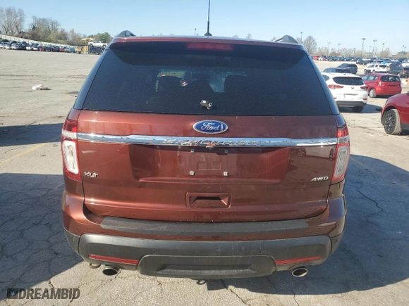 2015 Ford Explorer XLT with VIN 1FM5K8D85FGA91518, listed as a Copart auction lot 50446565 with 105,041 mi miles and Salvage Title. Bid and sale history available at carsss.com. Image 6.