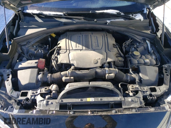 2018 Jaguar F-Pace 35t Prestige with VIN SADCK2EV5JA256691, listed as a Copart auction lot 87506915 with 64,182 mi miles and Salvage title. Bid and sale history available at DreamBid. Image 12.