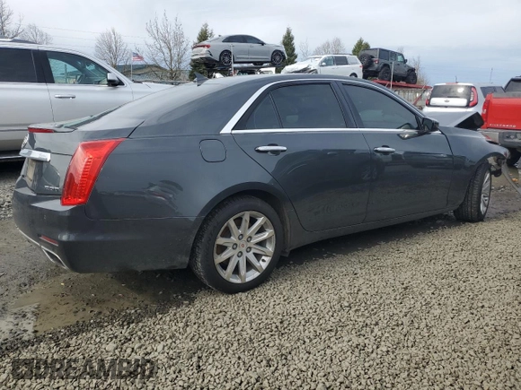 2014 Cadillac CTS Luxury RWD with VIN 1G6AR5SX1E0166474, listed as a Copart auction lot 49721625 with 112,390 mi miles and Salvage Title. Bid and sale history available at carsss.com. Image 3.
