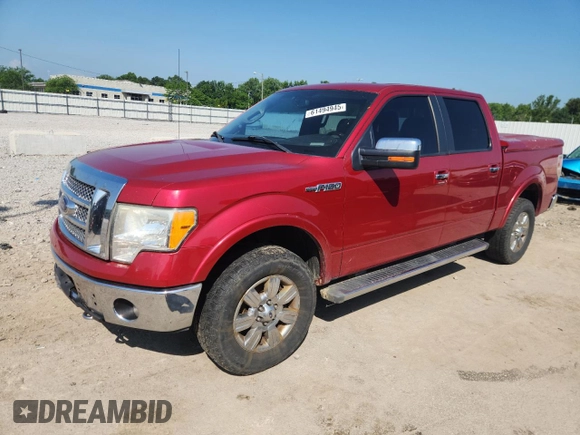 2010 Ford F-150 XL with VIN 1FTFW1EV8AFD41860, listed as a Copart auction lot 61494945 with Not provided miles and Salvage title. Bid and sale history available at DreamBid. Image 1.