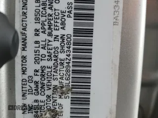 2004 Pontiac Vibe z VIN 5Y2SL62894Z434800, wystawiony jako Copart lot #56326385 z przebiegiem 220 419 mil mil oraz Szkoda całkowita • Salvage title. Historia ofert i sprzedaży dostępna na DreamBid. Obrazek 12.