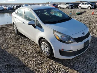 2016 Kia Rio LX with VIN KNADM4A39G6689997, listed as a Copart auction lot 46928295 with 157,187 mi miles and Salvage Title. Bid and sale history available at carsss.com. Image 4.