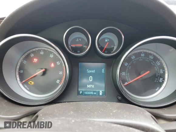 2012 Buick Regal Turbo Premium 1 with VIN 2G4GS5EV2C9160090, listed as a Copart auction lot 45471415 with 160,686 mi miles and Clean title. Bid and sale history available at DreamBid. Image 9.