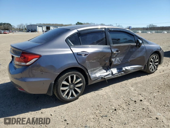 2014 Honda Civic EX-L with VIN 19XFB2F95EE079184, listed as a Copart auction lot 49481125 with 125,986 mi miles and Clean Title. Bid and sale history available at DreamBid. Image 3.