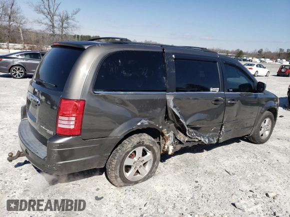2010 Chrysler Town & Country LX with VIN 2A4RR4DE0AR309771, listed as a Copart auction lot 46296225 with 202,802 mi miles and Salvage Title. Bid and sale history available at DreamBid. Image 3.