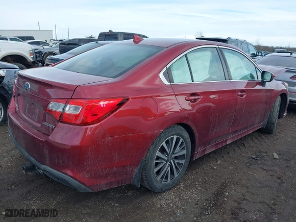 2018 Subaru Legacy Premium with VIN 4S3BNAD67J3031776, listed as a IAAI auction lot 41695865 with 71,409 mi miles. Bid and sale history available at carsss.com. Image 4.