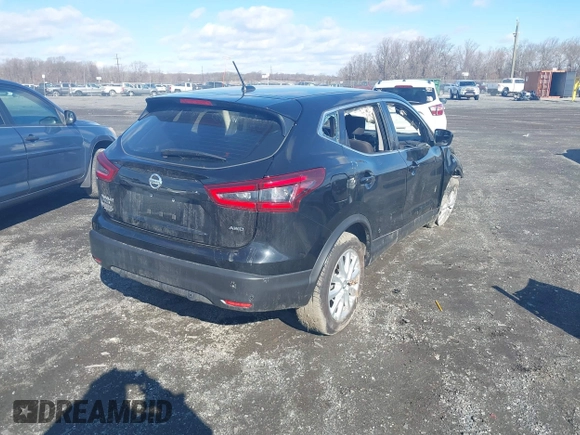 2022 Nissan Rogue S with VIN JN1BJ1AW8NW680493, listed as a IAAI auction lot 41595447 with 71,473 mi miles and . Bid and sale history available at DreamBid. Image 4.