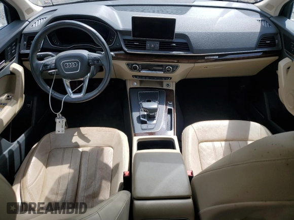 2018 Audi Q5 Premium Plus with VIN WA1BNAFY0J2010430, listed as a Copart auction lot 56914275 with Not provided miles and Salvage title. Bid and sale history available at DreamBid. Image 8.