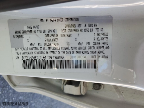 2011 Mazda Mazda2 Sport with VIN JM1DE1HZXB0101951, listed as a Copart auction lot 68288974 with 97,437 mi miles and Salvage Title. Bid and sale history available at carsss.com. Image 14.