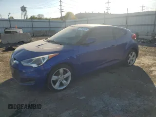 2012 Hyundai Veloster w/Red Int with VIN KMHTC6AD6CU042092, listed as a Copart auction lot 73197654 with 121,124 mi miles and Clean title. Bid and sale history available at DreamBid. Image 1.