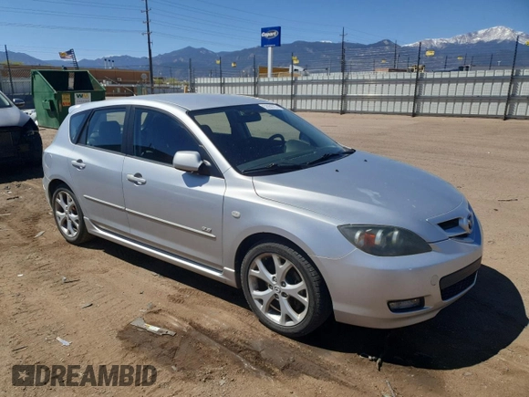 2007 Mazda 3 S Sport with VIN JM1BK144171695079, listed as a Copart auction lot 52050725 with 82,399 mi miles and Salvage Title. Bid and sale history available at DreamBid. Image 4.
