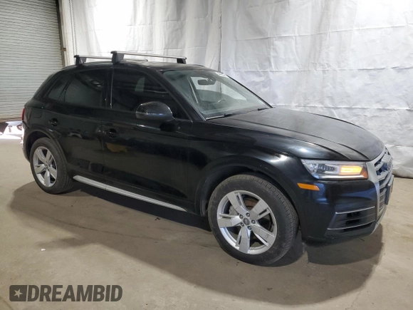 2018 Audi Q5 Premium with VIN WA1ANAFY0J2130983, listed as a Copart auction lot 43253715 with 58,158 mi miles and Clean Title. Bid and sale history available at carsss.com. Image 4.