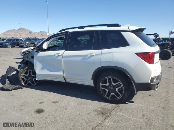 2022 Honda Passport Elite with VIN 5FNYF8H05NB017096, listed as a Copart auction lot 46105765 with 10,436 mi miles and Salvage Title. Bid and sale history available at carsss.com. Image 2.