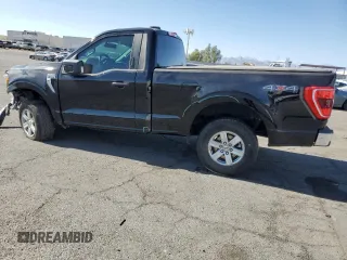 2021 Ford F-150 XL with VIN 1FTMF1E50MKD44349, listed as a Copart auction lot 76947214 with 34,592 mi miles and Salvage title. Bid and sale history available at DreamBid. Image 2.