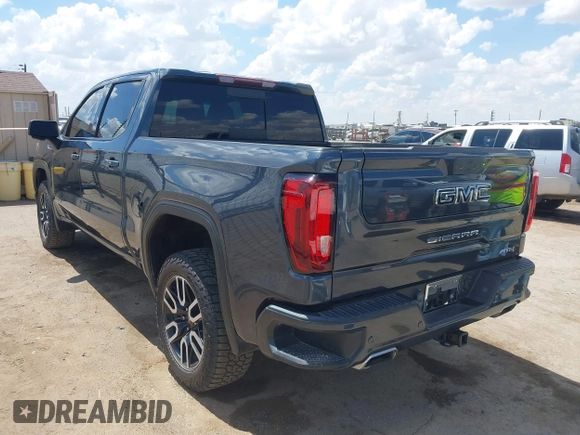 2021 GMC Sierra 1500 AT4 with VIN 1GTP9EED4MZ348768, listed as a IAAI auction lot 40190373 with 55,110 mi miles. Bid and sale history available at carsss.com. Image 3.