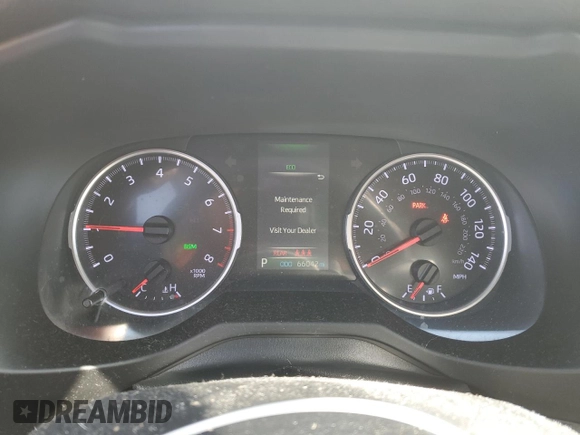 2019 Toyota RAV4 XLE with VIN 2T3W1RFV6KW041231, listed as a Copart auction lot 52395155 with 66,042 mi miles and Salvage Title. Bid and sale history available at carsss.com. Image 9.
