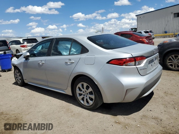 2022 Toyota Corolla LE with VIN 5YFEPMAEXNP313394, listed as a Copart auction lot 53309875 with 57,507 mi miles and Salvage Title. Bid and sale history available at carsss.com. Image 2.