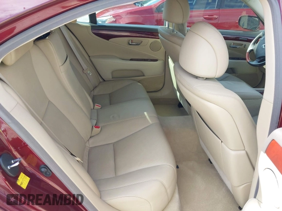 2008 Lexus LS 460 with VIN JTHBL46F785081076, listed as a IAAI auction lot 42165500 with 90,956 mi miles and . Bid and sale history available at DreamBid. Image 8.