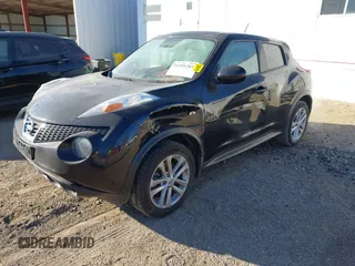 2013 Nissan Juke SV with VIN JN8AF5MV1DT215840, listed as a IAAI auction lot 41291261 with 151,086 mi miles and . Bid and sale history available at carsss.com. Image 2.