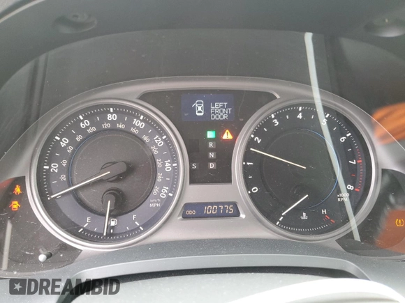 2009 Lexus IS 250 with VIN JTHCK262395032032, listed as a Copart auction lot 58384945 with 100,775 mi miles and Salvage title. Bid and sale history available at DreamBid. Image 9.