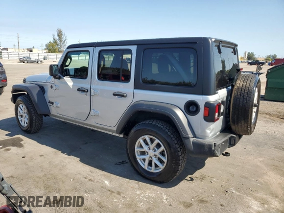 2023 Jeep Wrangler Willys with VIN 1C4HJXDNXPW702199, listed as a Copart auction lot 53815985 with 24,943 mi miles and Clean Title. Bid and sale history available at DreamBid. Image 2.